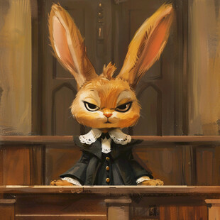 酷帅霸气兔形象