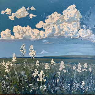 油画俄罗斯风光