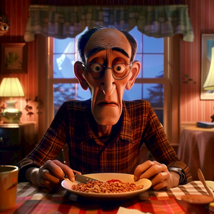 可爱米老头米爷爷