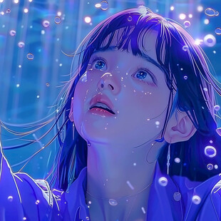 梦幻少女插画