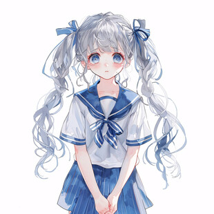 卡通动漫制服女孩
