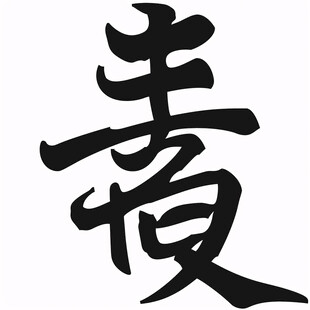 养生书法字