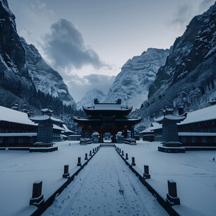 三清殿雪景