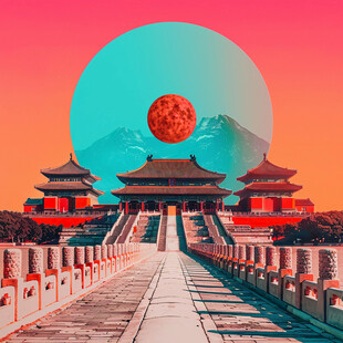 国潮风宫殿