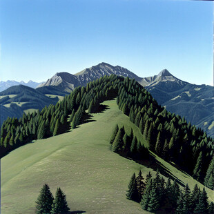 山峰山岭山坡草场