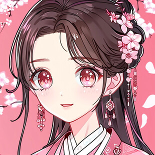 q版桃花少女