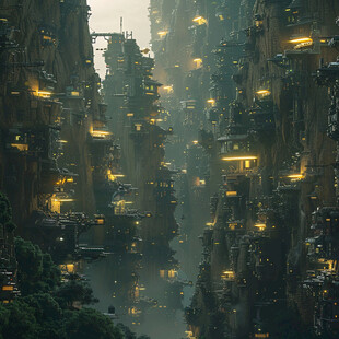 超现实虚空间立体城市