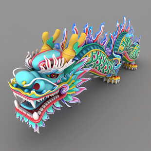 赛龙舟龙头