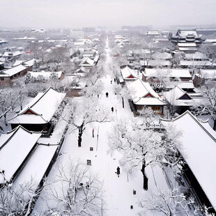 古城墙雪景