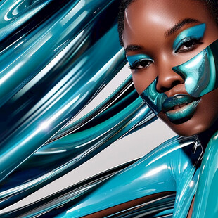 护肤品镭射背景