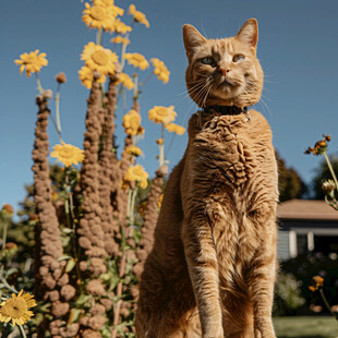 花间小橘猫