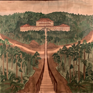 斯坦福大学插画水彩