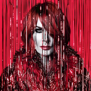 红黑炫酷暗黑秀场风