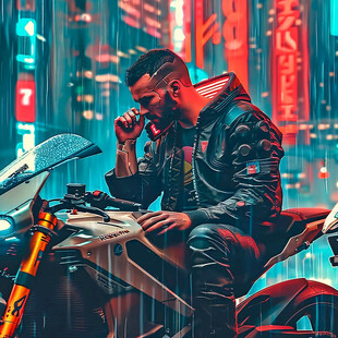 赛博朋克潮流人物