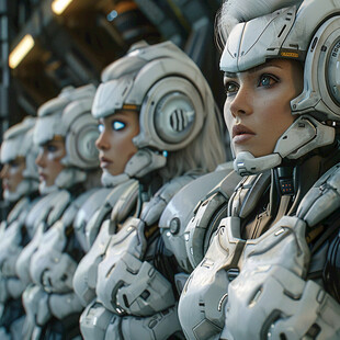 后现代机械科幻未来派