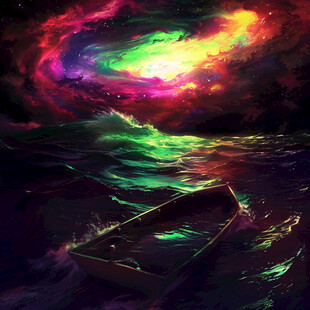 海洋流体画宇宙