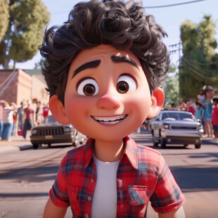 卡通写实漫画人物