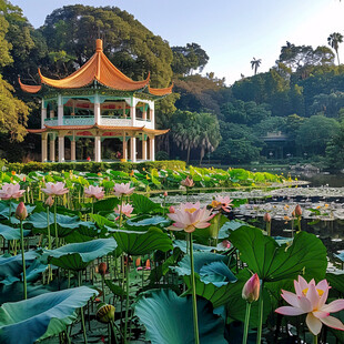 仙湖植物园揽胜亭