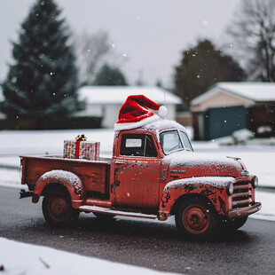 老式雪弗莱小汽车