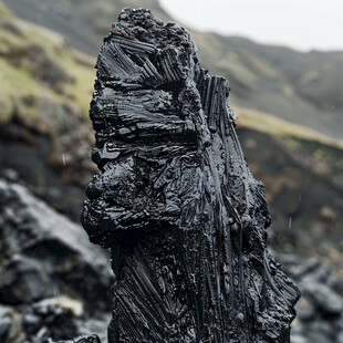 原生态火山溶岩艺术品