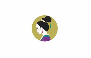 古风美人头像设计