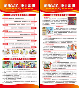 消防安全展架