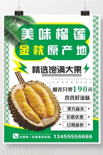 榴莲海报