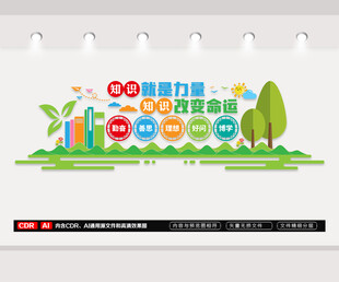 图书室文化墙