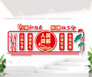 调解室文化墙