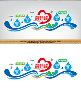 节约用水文化墙