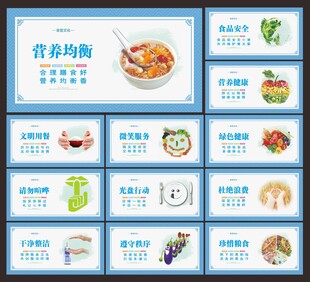 食堂文化展板
