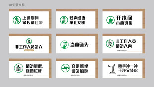 温馨提示牌
