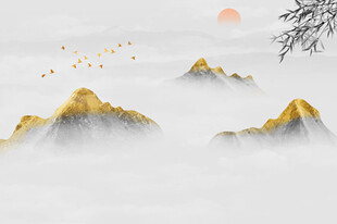 金色山水