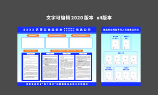 社区学校落实食品安全责任信息