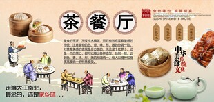 茶餐厅背景墙