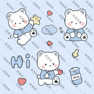 卡通小熊