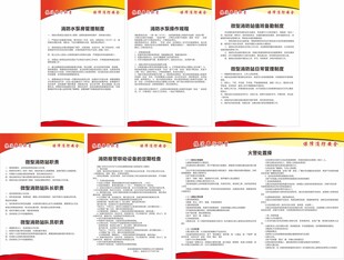 消防制度牌