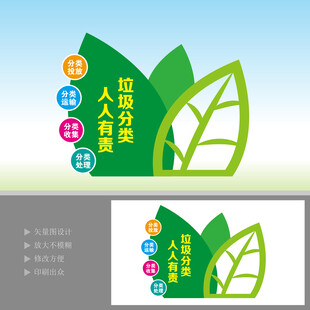 垃圾分类雕塑设计