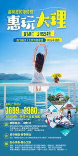 云南大理旅游海报