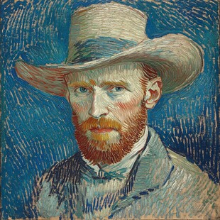 没有耳朵的梵高自画像