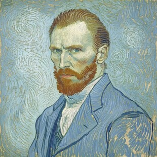 没有耳朵的梵高自画像