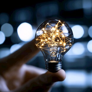 灯泡创意场景图