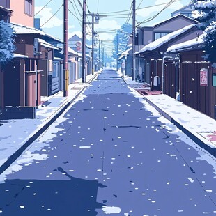 雪景街景