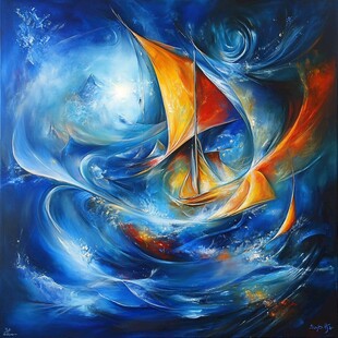 海洋流体画宇宙