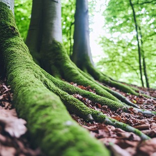 苔藓树根