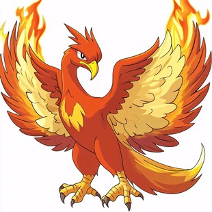 火凤凰卡通
