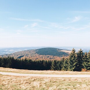 山顶秋景