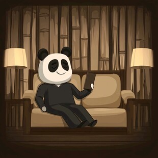 客厅熊猫