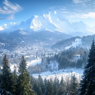 高清大画幅冬天雪景