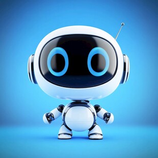 科技感娃娃吉祥物